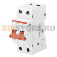 Рубильник двухполюсный 32 A, SHD202/32 ABB 2CDD272111R0032