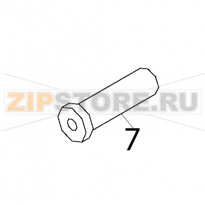 Door shaft Fagor AD-48 C Door shaft Fagor AD-48 CЗапчасть на деталировке под номером: 7Название запчасти Fagor на английском языке: Door shaft AD-48 C.