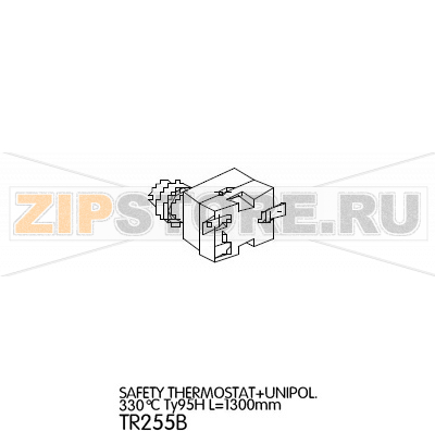 Safety thermostat+unipol. 330°C Ty95H L=1300mm Unox XVC 304 Safety thermostat+unipol. 330°C Ty95H L=1300mm Unox XVC 304Запчасть на деталировке под номером: 55Название запчасти на английском языке: Safety thermostat+unipol. 330°C Ty95H L=1300mm Unox XVC 304