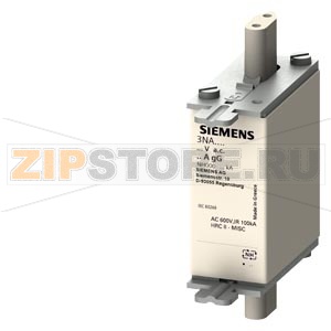 ПЛАВКАЯ ВСТАВКА НИЗКОВОЛЬТНАЯ NH ТР000 40A GG 690V ВЕРХ. ИНДИКАТОР Siemens 3NA3817-6KJ 