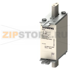ПЛАВКАЯ ВСТАВКА НИЗКОВОЛЬТНАЯ NH ТР000 40A GG 690V ВЕРХ. ИНДИКАТОР Siemens 3NA3817-6KJ 