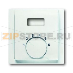 Накладка для терморегулятора, белый бархат ABB 2CKA001710A3921 