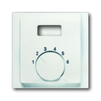 Накладка для терморегулятора, белый бархат ABB 2CKA001710A3921