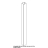 Stainless steel left door column Unox XVC 704 