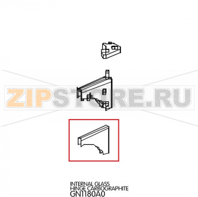 Internal glass hinge carbographite Unox XVC 704 Internal glass hinge carbographite Unox XVC 704Запчасть на деталировке под номером: 34Название запчасти на английском языке: Internal glass hinge carbographite Unox XVC 704