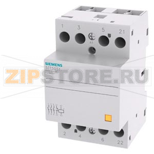 INSTA КОНТАКТОР С 3 NO CONT. AND 1 NC CONT. CONTACT FOR AC 230, 400V 63A ACTIVATION ACDC24V Siemens 5TT5051-2 