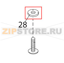 Washer, safety guard Bear Varimixer AR80 VL-1S Washer, safety guard Bear Varimixer AR80 VL-1SЗапчасть на деталировке под номером: 28