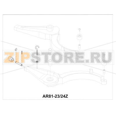 Bowlarmset compl.black w/rolls Bear Varimixer AR80 VL-1S Bowlarmset compl.black w/rolls Bear Varimixer AR80 VL-1SЗапчасть на деталировке под номером: AR81-23/24Z
