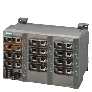SIMATIC NET, SCALANCE X224, УПРАВЛЯЕМЫЙ IE КОММУТАТОР, 24 X 10/100МБИТ/С RJ45 ПОРТА, СВЕТОДИОДНАЯ ДИАГНОСТИКА, СИГНАЛЬНЫЙ КОНТАКТ ОШИБКИ С КНОПКОЙ НАСТРОЙКИ, РЕЗЕРВИРОВАННОЕ ПИТАНИЕ, PROFINET-IO УСТРОЙСТВО, УПРАВЛЕНИЕ СЕТЬЮ, ВСТРОЕННЫЙ МЕНЕДЖЕР РЕЗЕРВИРОВ 