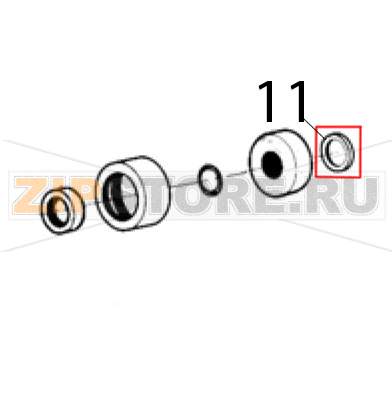 Spacer 1.5 mm Ugolini MT 3 Spacer 1.5 mm Ugolini MT 3Запчасть на деталировке под номером: 11