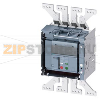 draw-out switch disconnector with guide frame and PSS frame 1600; with RTC and 4AUX Icu=55kA @ 415V, 4-pole, right SD100; In=800A without overload protection w/o short-circuit protection front bus connector offset Siemens 3VA2780-1.A56-....