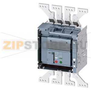 draw-out switch disconnector with guide frame and PSS frame 1600; with RTC and 4AUX Icu=55kA @ 415V, 4-pole, right SD100; In=800A without overload protection w/o short-circuit protection front bus connector offset Siemens 3VA2780-1.A56-.... 