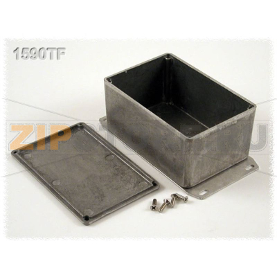 Корпус алюминиевый 120.5x79.5x59 мм, серый, 1 шт Hammond 1590TF 