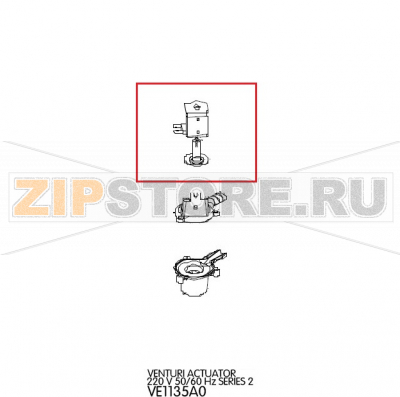 Venturi actuator 220 V 50/60 Hz series 2 Unox XVC 205 Venturi actuator 220 V 50/60 Hz series 2 Unox XVC 205Запчасть на деталировке под номером: 82Название запчасти на английском языке: Venturi actuator 220 V 50/60 Hz series 2 Unox XVC 205