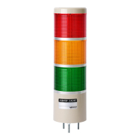 Колонна сигнальная, светодиодная, пластиковая, Ø: 86 мм Autonics MP8C-F300-RYG