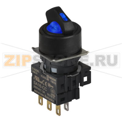 Переключатель селекторный, Ø отверстия: 16 мм Autonics S16SR-L6BC12 