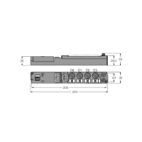 Модуль ввода/вывода для Modbus TCP Turck SENL-0404D-0004