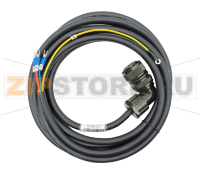 Кабель силовой 5 м, 380 В, 4-5 кВт, без тормоза Inovance S6-L-M011-5.0