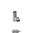 Ct Bt door lower bracket Unox XVC 305E
