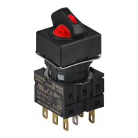 Переключатель селекторный, Ø отверстия: 16 мм Autonics S16SRS-L6R2C24