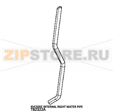Internal right water pipe Unox XVC 505E Internal right water pipe Unox XVC 505EЗапчасть на деталировке под номером: 41Название запчасти на английском языке: Internal right water pipe Unox XVC 505E