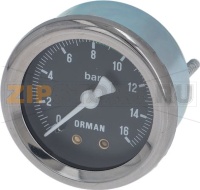 PRESSURE GAUGE FOR PUMP ø 52mm 0÷16 bar