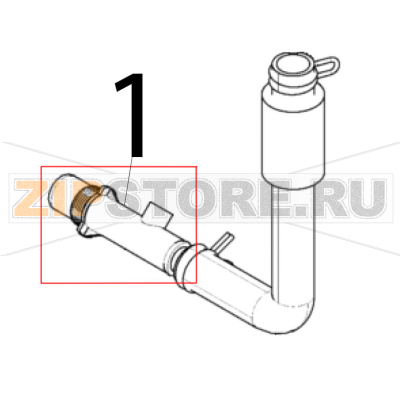 Fitting Scotsman B 7040 Fitting Scotsman B 7040Запчасть на деталировке под номером: 1