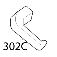 Maniglia x gambo sag. rosso Sirman Agata 250