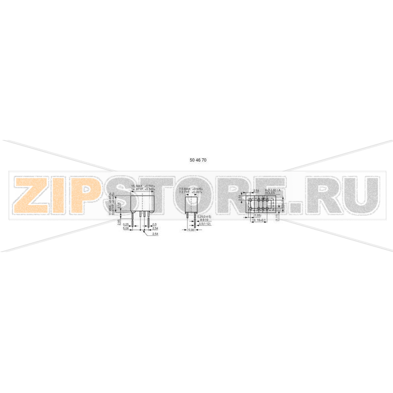 Реле электромагнитное 12 В/DC, 2 А, 1 шт Takamisawa NA12WK12V 