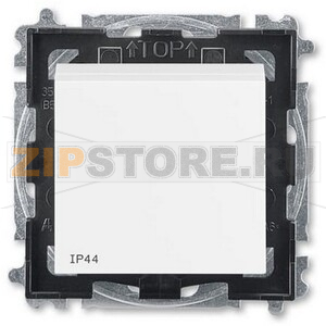 Переключатель перекрёстный, одноклавишный, IP44, белый ABB 2CHH597940A4003 