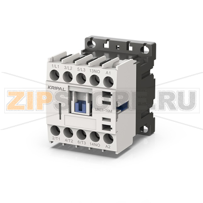 Контактор 18 А, 400 В/AC, 1NO+1NC, 3 полюса, IP20 Kripal UKC1-18-11-400AC 