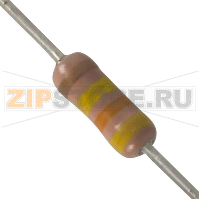 Резистор углеродно-пленочный 430 kОм, 0.5 Вт, 1 шт Panasonic ERD-S1TJ434V 