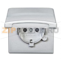 Розетка 16 А, 250 В, IP44, серебристый алюминий ABB 2CKA002064A0300