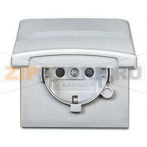 Розетка 16 А, 250 В, IP44, серебристый алюминий ABB 2CKA002064A0300 