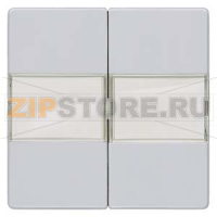 DELTA I-SYSTEM АЛЮМИНЕВЫЙ МЕТАЛЛИК ВЫКЛЮЧАТЕЛЬ 2 КЛАВИШИ С ПОЛЕМ ДЛЯ НАДПИСИ 55X55MM Siemens 5TG6252