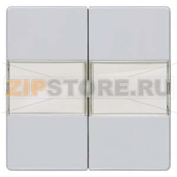 DELTA I-SYSTEM АЛЮМИНЕВЫЙ МЕТАЛЛИК ВЫКЛЮЧАТЕЛЬ 2 КЛАВИШИ С ПОЛЕМ ДЛЯ НАДПИСИ 55X55MM Siemens 5TG6252