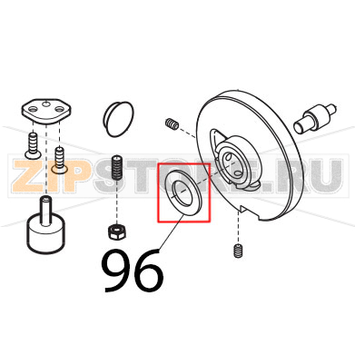 Rondella ondulata 19 Sirman Canova 300 Rondella ondulata 19 Sirman Canova 300Запчасть на деталировке под номером: 96