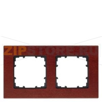 DELTA MIRO КРАСНЫЙ КЛЕН РАМКА 2-МЕСТНАЯ Siemens 5TG1102-2