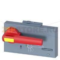 front mounted rotary operator, emergency-off accessory for circuit breaker 3VA27 (handle) Siemens 3VW9727-0EK15