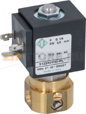 SOLENOID VALVE ODE 2-WAY ø 1/8 230V 