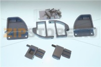 2 X PIVOT PORTE GRIS ALU