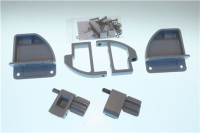 2 X PIVOT PORTE GRIS ALU