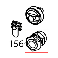 Cable gland with nut Tecnoinox EFB10DS