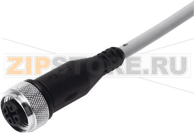 Кабель соединительный 5 м Festo SIM-M12-4GD-5-PU 