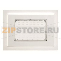 Рамка монтажная, трехмодульная, IP55, белая ABB 2CLA337300N1101
