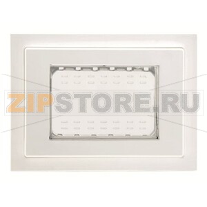 Рамка монтажная, трехмодульная, IP55, белая ABB 2CLA337300N1101 