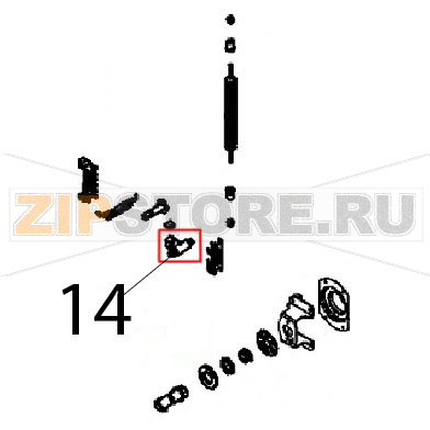 Corpo spia pilota Ø: 0.40 Angelo Po 191PD1G Corpo spia pilota Ø: 0.40 Angelo Po 191PD1GЗапчасть на деталировке под номером: 14