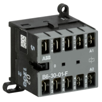 Миниконтактор B6-30-01-F, 9 A, 400 B, AC3, катушка: 24 В/АС ABB GJL1211003R0011