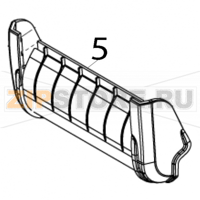 Media cover TSC Alpha-4L Media cover TSC Alpha-4LЗапчасть на деталировке под номером: 5