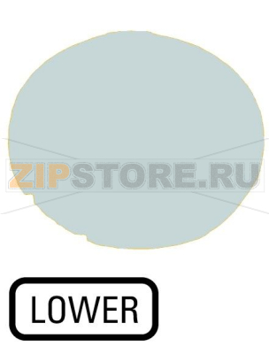 Линза кнопки с подсветкой, плоская белая, нижняя Eaton M22-XDL-W-GB18 